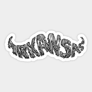 Arkanstache Sticker
